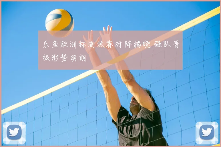 乐鱼欧洲杯淘汰赛对阵揭晓 强队晋级形势明朗